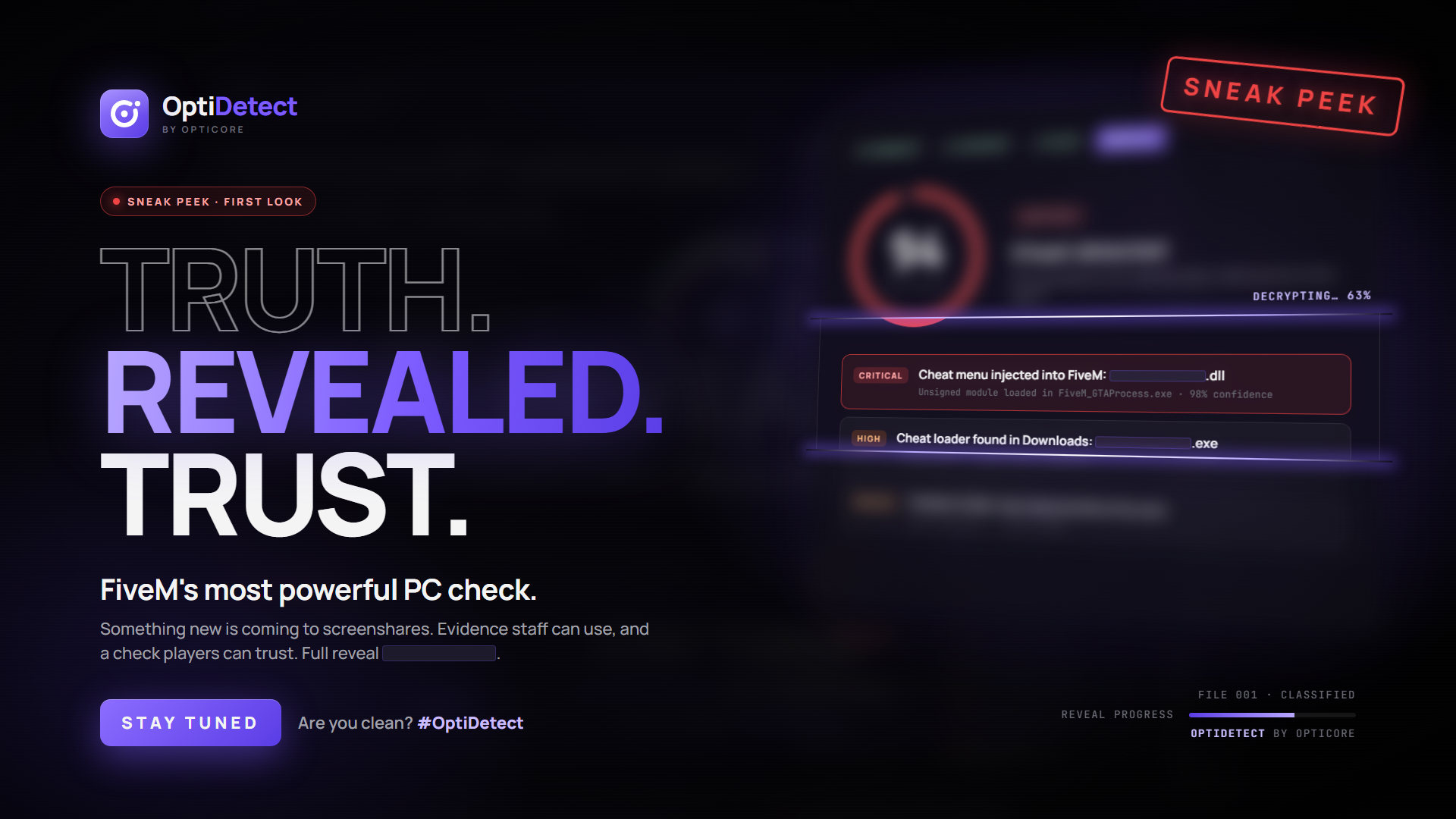 OptiDetect sneak peek